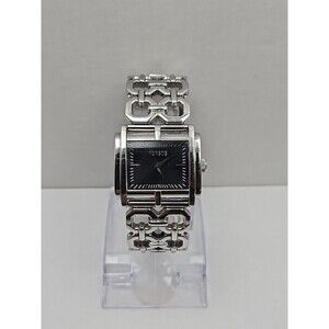 Versus Versace Womens Square Stainless Steel Bracelet Watch Quartz New Battery
